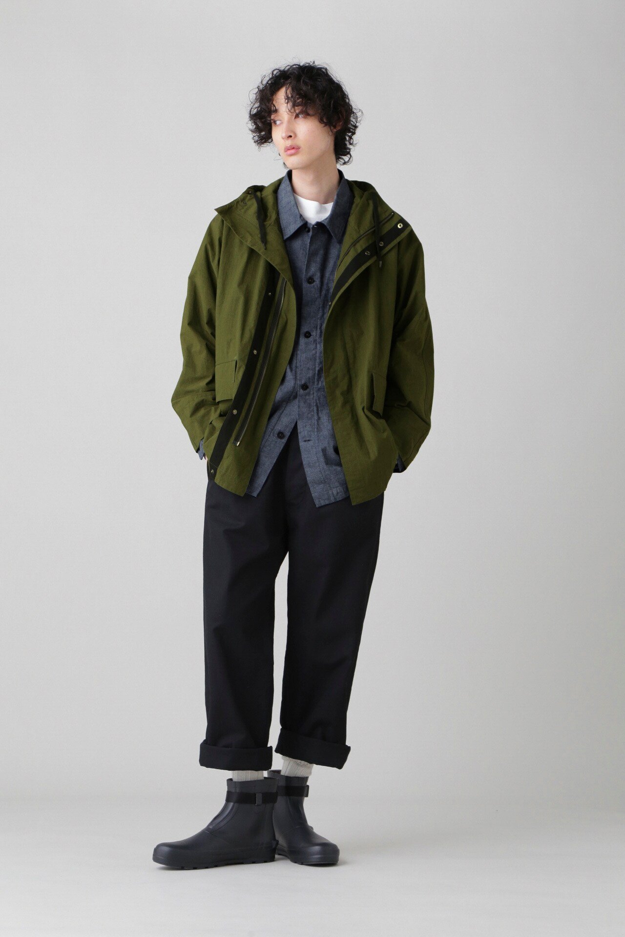 【SALE／30%OFF】MHL. ORGANIC COTTON GABARDINE マーガレット・ハウエル パンツ その他のパンツ ブラック【送料無料】