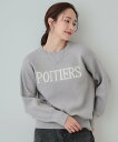【SALE/30%OFF】SHOO・LA・RUE 【洗える/ちくちくしにくい/静電気軽減】スウェットライク ロゴニット シューラルー トップス ニット ブラック...