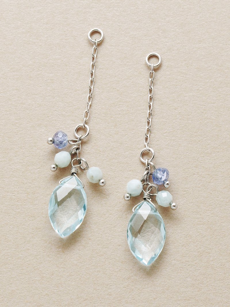 TAKE-UP 【 Palette】K10 ブルートパーズチャーム テイクアップ ファッション雑貨 チャーム・キーチェーン ブルー【送料無料】