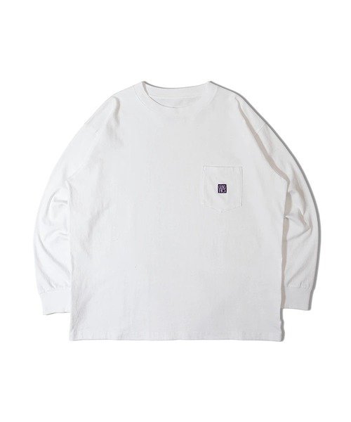 SELECT BRANDS GUNG HO/ガンホー WORKERS POCKET LS TEE(MENS) ジャックローズ トップス カットソー・Tシャツ ブラック ホワイト