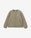 Bshop DANTON | クルーネック インナーダウンジャケット MEN ビショップ ジャケット・アウター ダウンジャケット・ダウンベスト イエロー ブラック グリーン ベージュ【送料無料】
