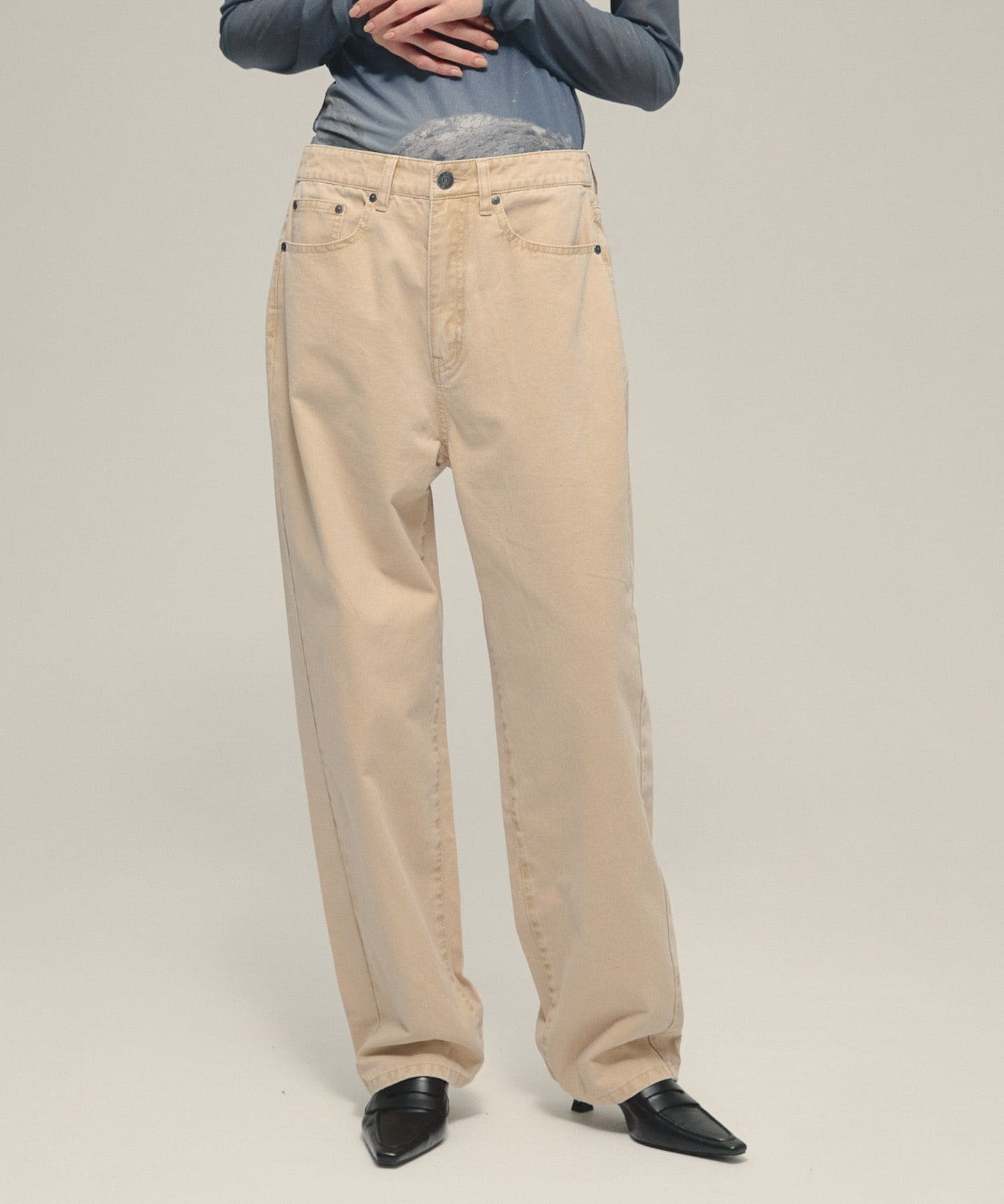 eL Switch Chino Pants ジーナシス パンツ その他のパンツ カーキグリーン ベージュ