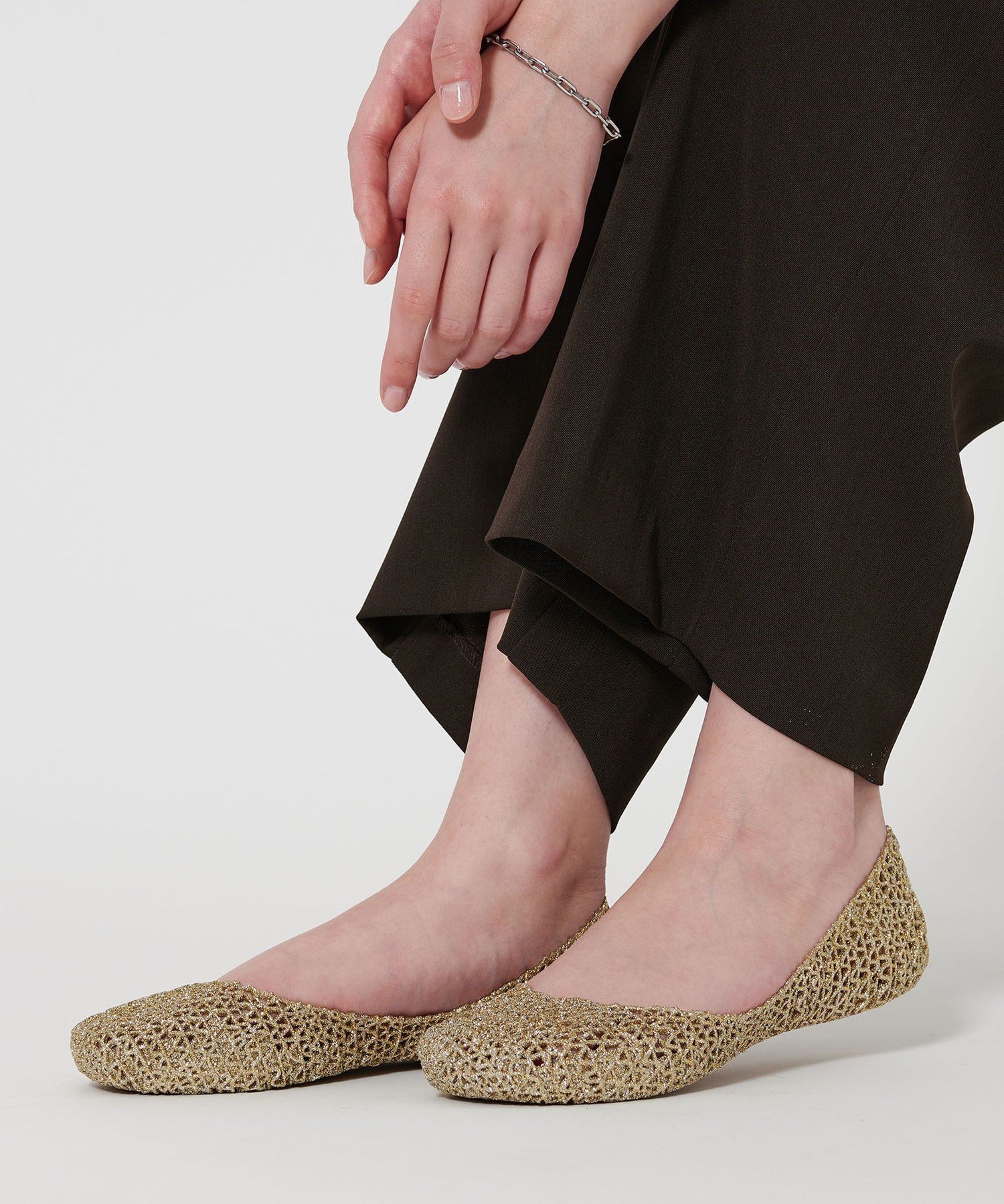 【SALE／30%OFF】BEAUTY&YOUTH UNITED ARROWS ＜Melissa＞グリッター CAMPANA バレエシューズ ユナイテッドアローズ アウトレット シューズ・靴 バレエシューズ ゴールド シルバー【送料無料】