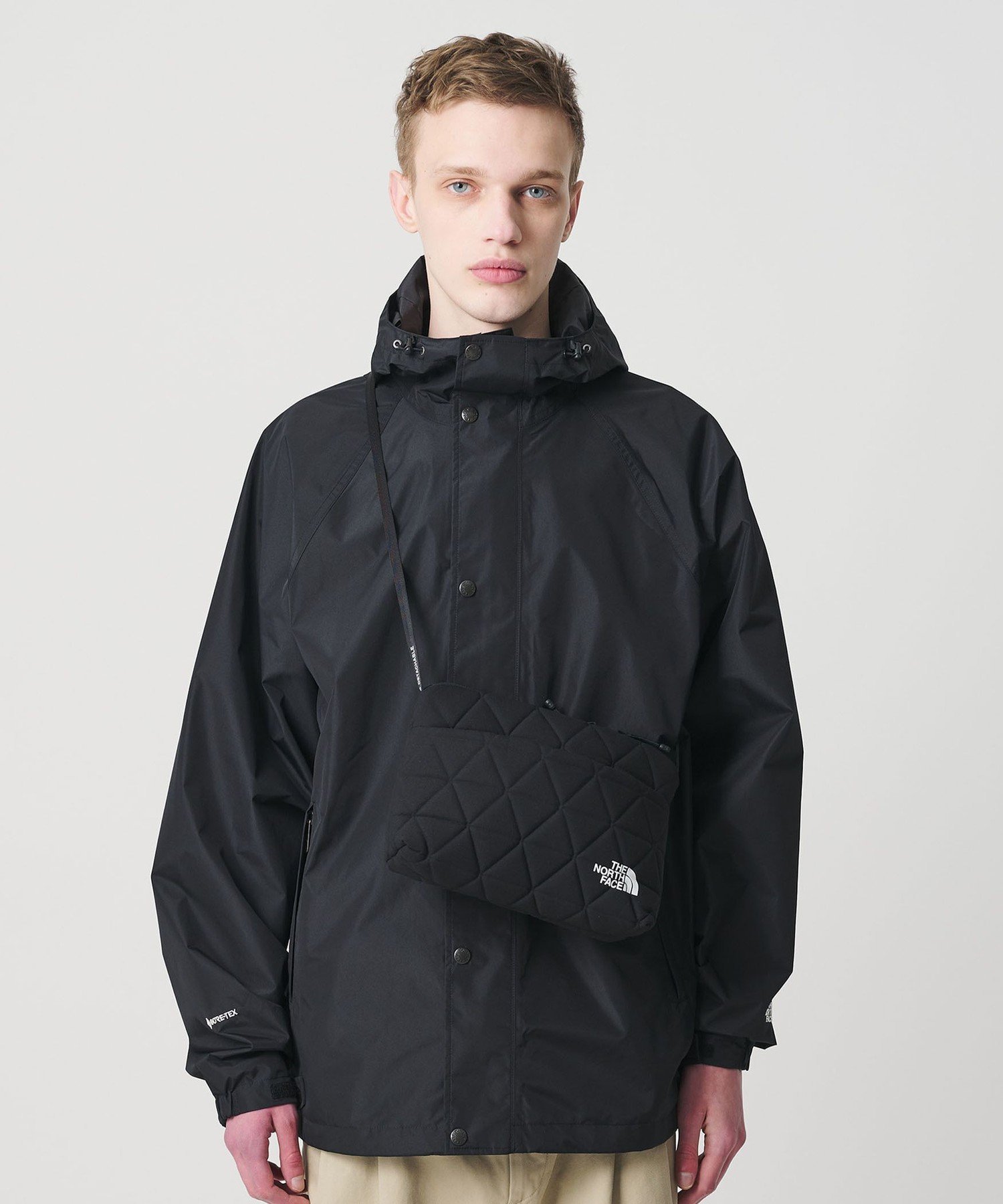 BEAUTY&YOUTH UNITED ARROWS ＜THE NORTH FACE＞ジオフェイス ポーチ ビューティー＆ユース　ユナイテッドアローズ バッグ ショルダーバッグ ブラック【送料無料】