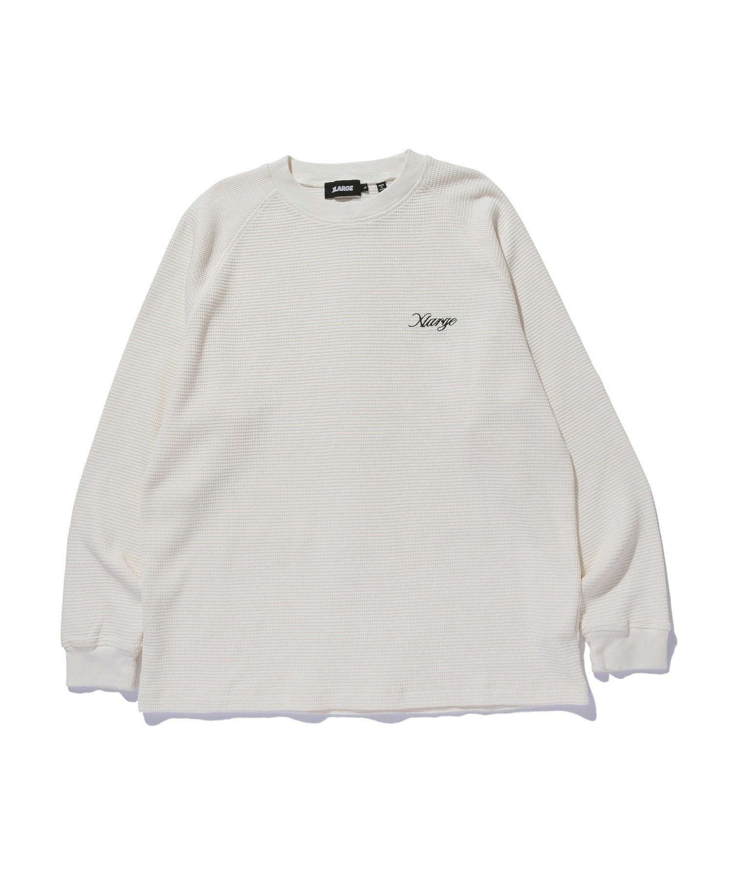 THERMAL L/S TEE エクストララージ トップス カットソー・Tシャツ グレー ホワイト