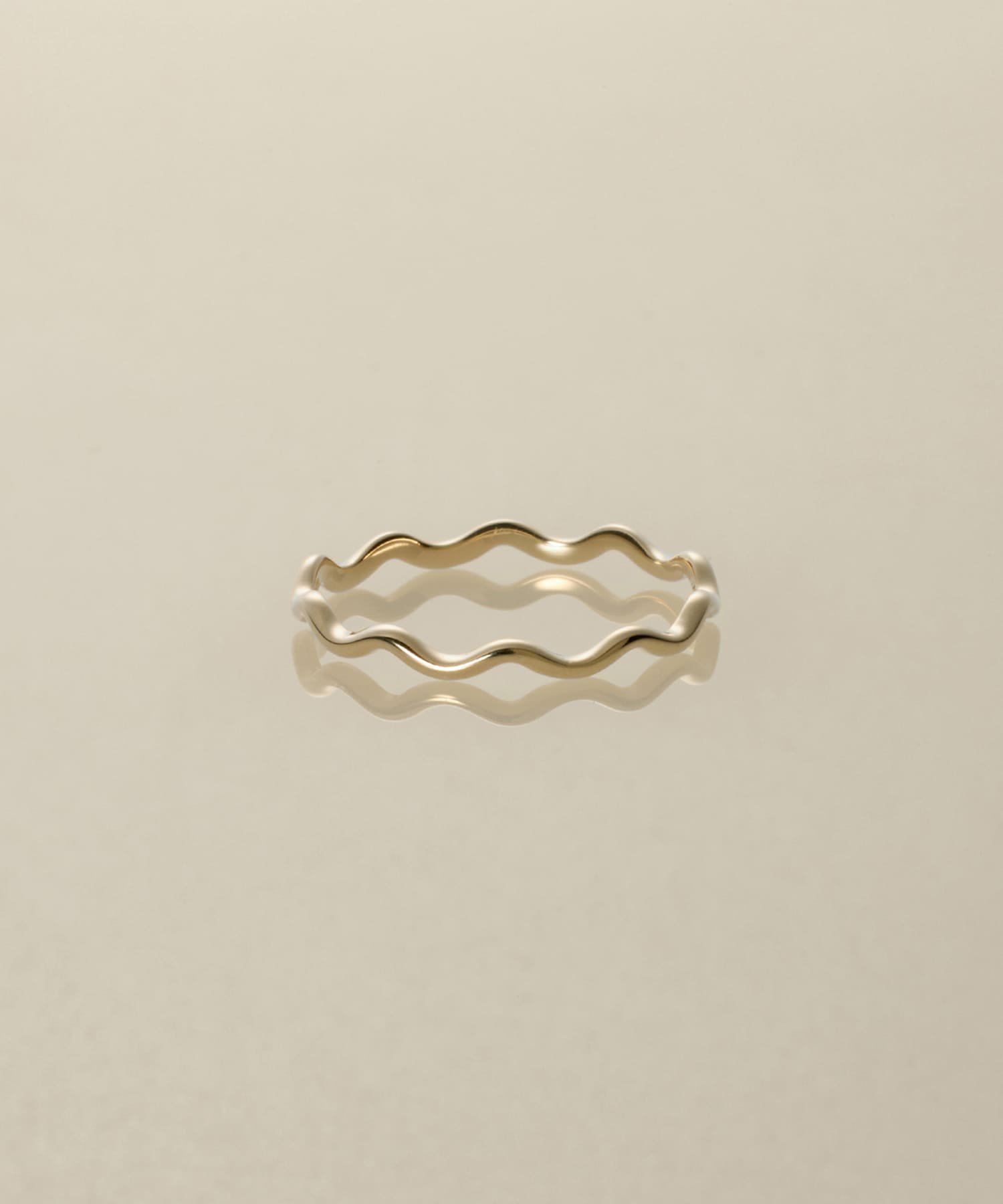 XOZ K10 sazanami skin ring サザナミ スキンリング クロスオズ アクセサリー・腕時計 リング・指輪 ゴールド