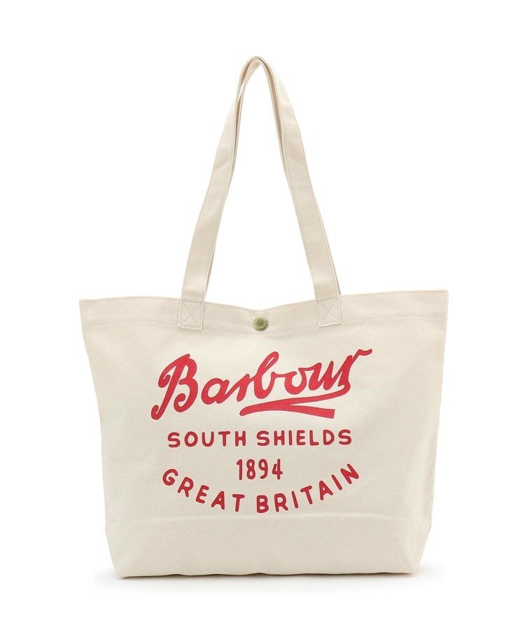 DRESSTERIOR barbour script tote bag(バブアー スクリプト トートバック) ドレステリア バッグ トートバッグ ホワイト【送料無料】