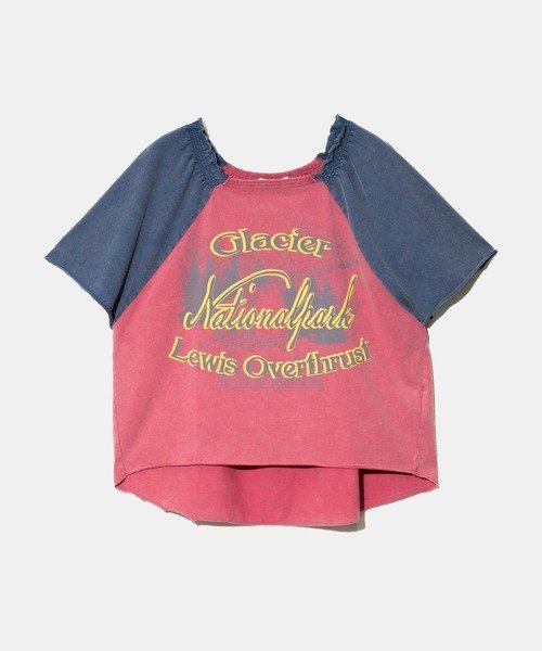 GSC WOMENS SELECT CUBE SUGAR/キューブシュガー 21/-天竺パウダー加工ベルスリーブPO (WOMENS) ゴースローキャラバン トップス カットソー・Tシャツ グレー ピンク