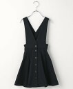 【SALE／64%OFF】COMME CA FILLE モックロディ ジャンパースカート コムサ・フィユ ワンピース・ドレス ジャンパースカート ネイビー【送料無料】