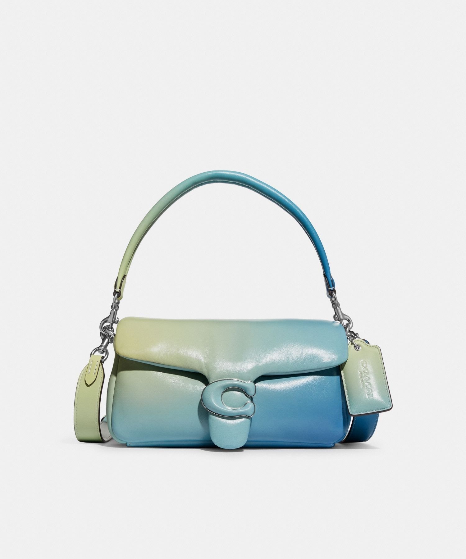 【SALE／77%OFF】COACH OUTLET ピロー タビー ショルダー バッグ 26 ウィズ オンブレ コーチ　アウトレット バッグ ショルダーバッグ ブルー【送料無料】のサムネイル