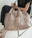 PAUL & JOE 2WAY折りたたみボストンバッグ クリザンテーム総柄 PJA-B846 花柄 エルゲイス バッグ ボストンバッグ イエロー ブルー ベージ...