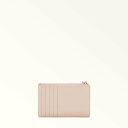 FURLA 【公式】FURLA NUVOLA M ZIPPED CARD CASE フルラ 財布・ポーチ・ケース 名刺入れ・カードケース ブラック【送料無料】