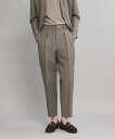 【SALE/50%OFF】UNITED ARROWS <SOVEREIGN>グレンプレイド センタークリース 1プリーツパンツ RELAX MODEL ユナイテ...