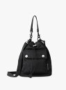MACKINTOSH (W)【マッキントッシュ公式】DRAWSTRING BUCKET マッキントッシュ バッグ ショルダーバッグ ブラック【送料無料】(4)