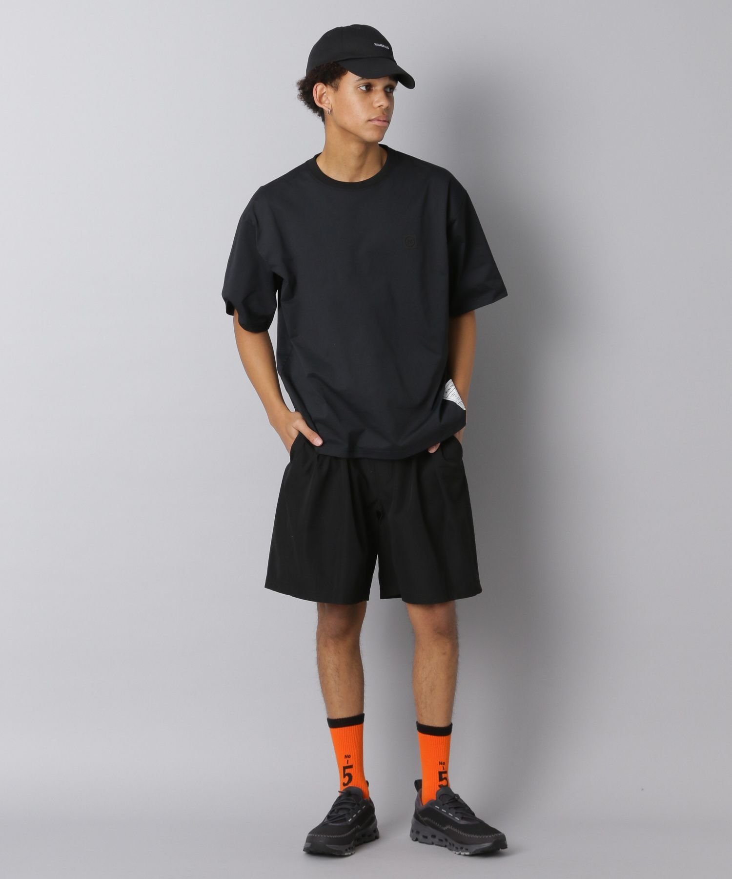 NUMERALS [NUMERALS]アクティブショーツ ニコアンド パンツ その他のパンツ ブラック カーキグリーン
