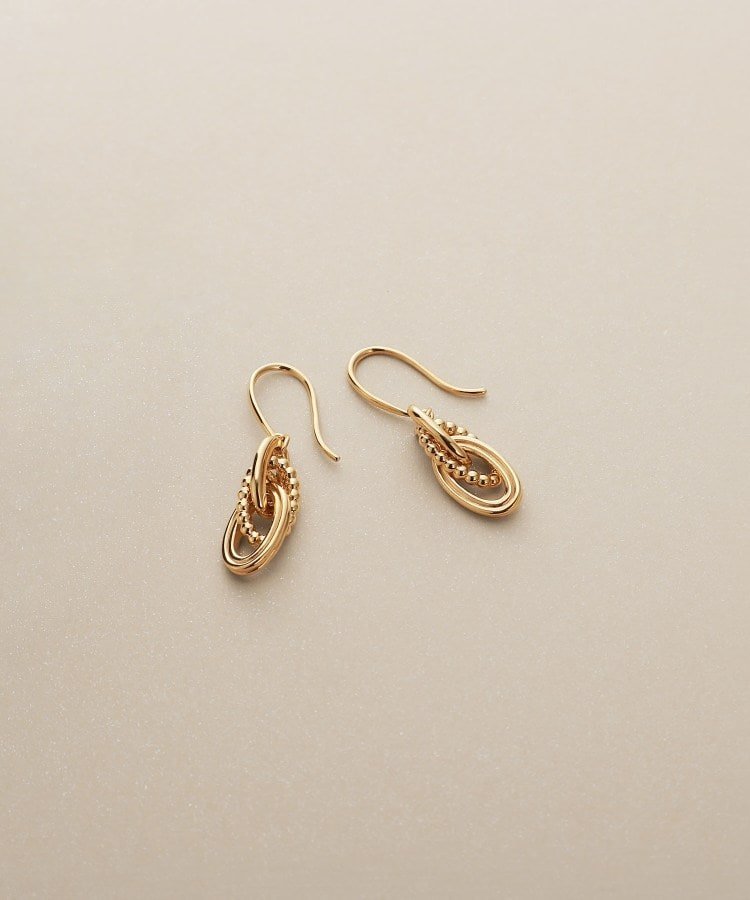 COCOSHNIK K10ミックスチェーン フックピアス ココシュニック アクセサリー・腕時計 ピアス ゴールド stylife-15620549 Rakuten Fashion サンプル画像2