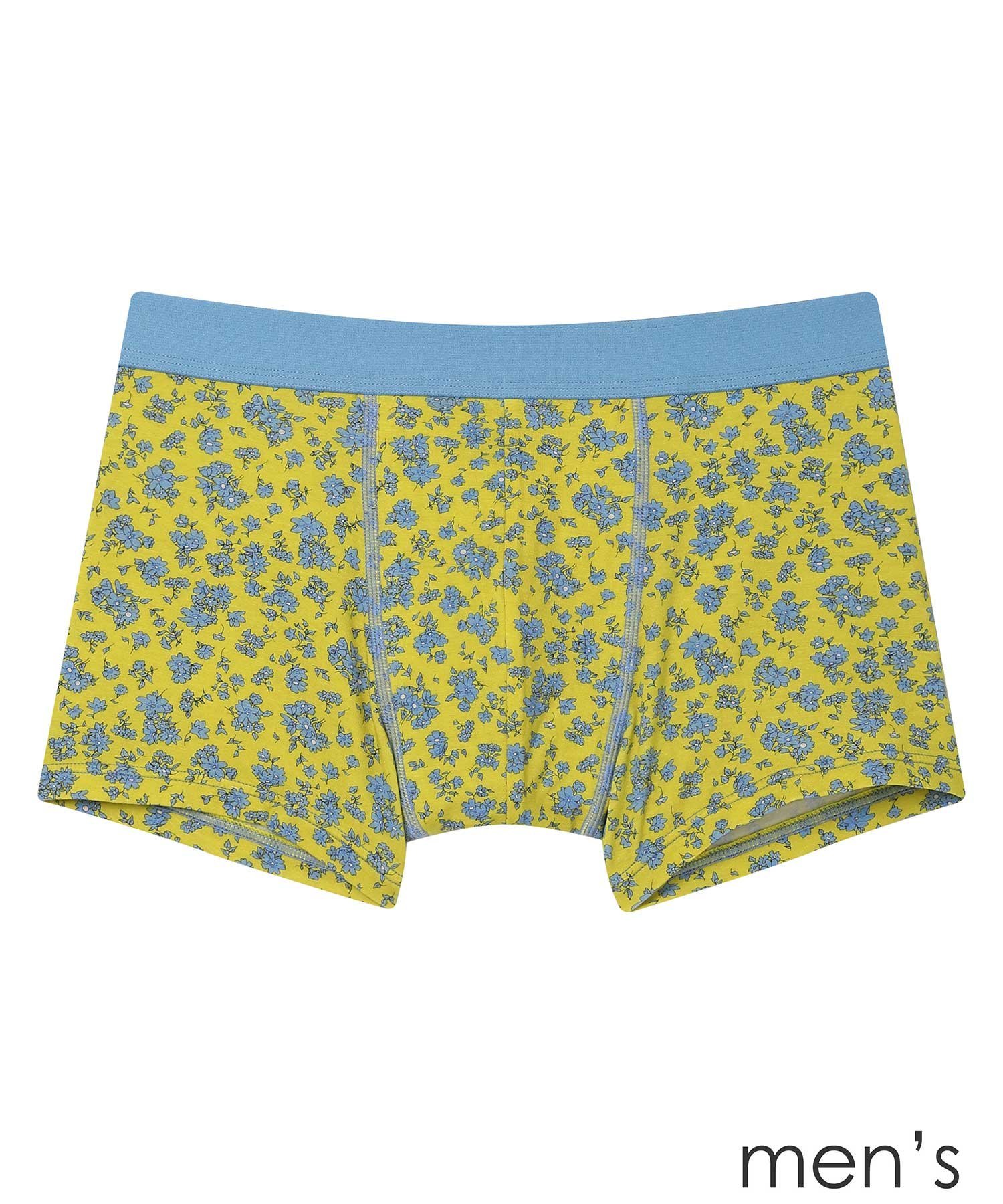 une nana cool Men's Boxer Briefs MADE WITH LIBERTY FABRIC (Une Nana Cool Innerwear/Loungewear Boxer Briefs/Trunks) Pink, Yellow, Blue