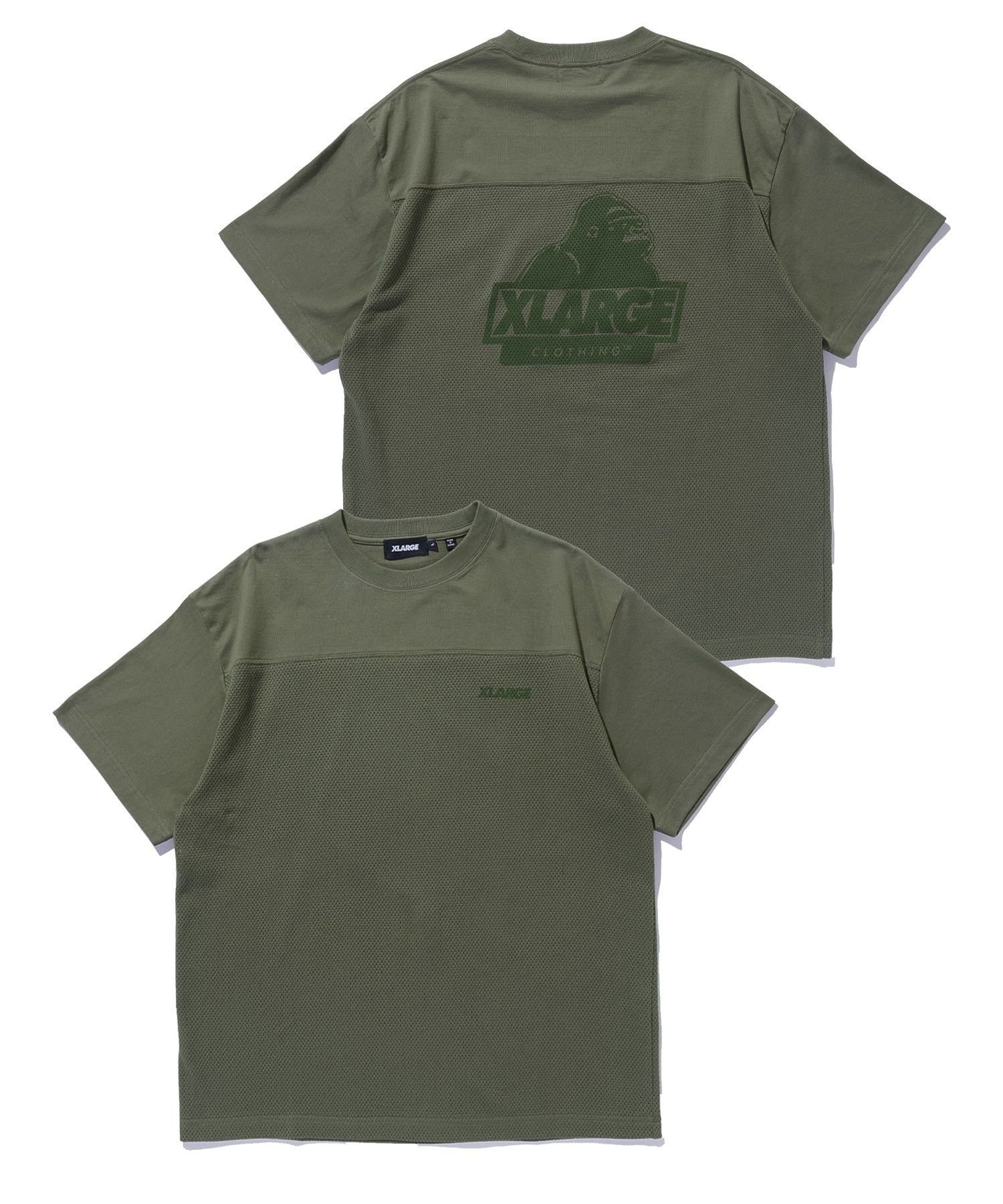 SLANTED OG S/S MESH TEE エクストララージ トップス カットソー・Tシャツ ホワイト ブラック グリーン