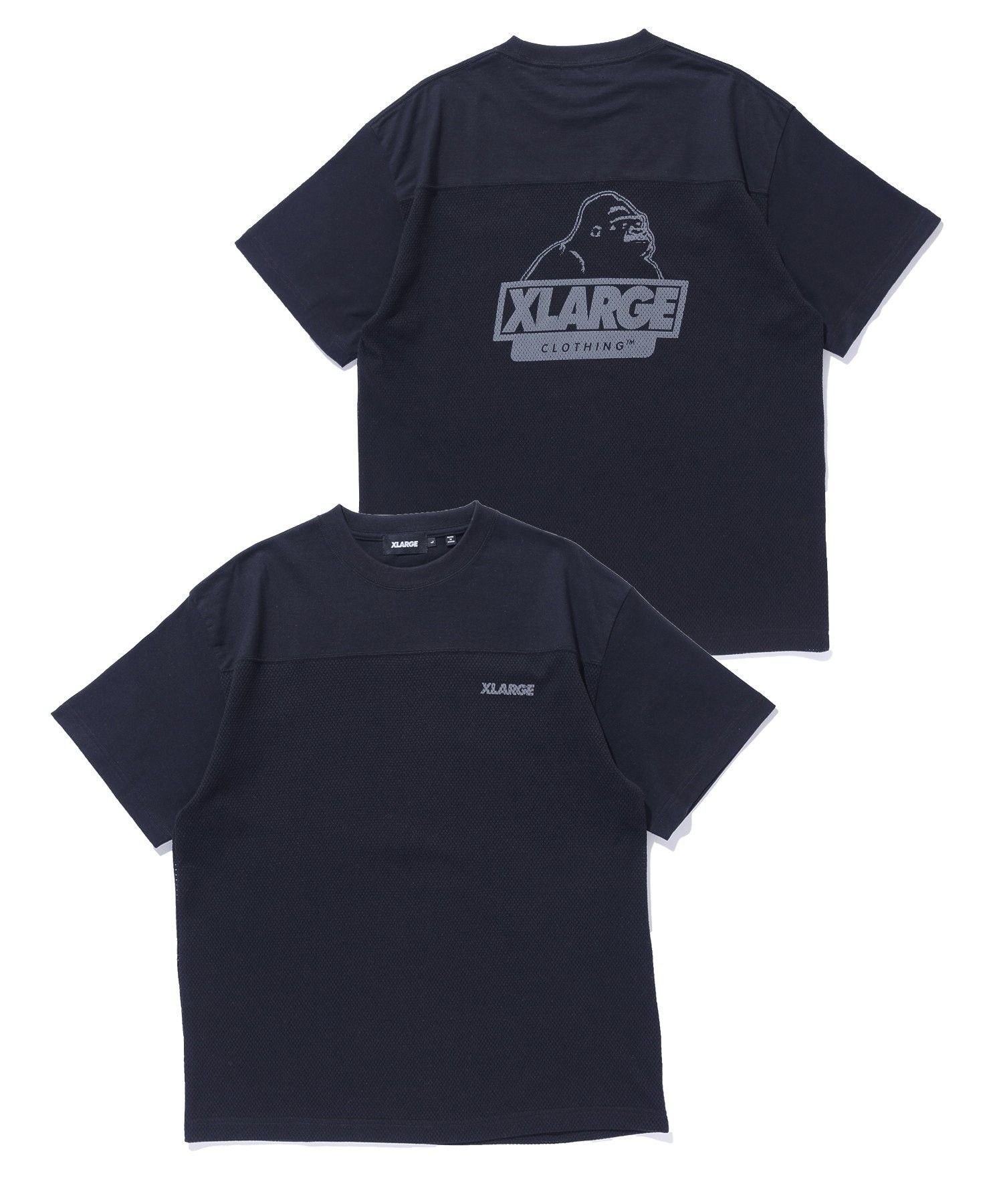 SLANTED OG S/S MESH TEE エクストララージ トップス カットソー・Tシャツ ホワイト ブラック グリーン