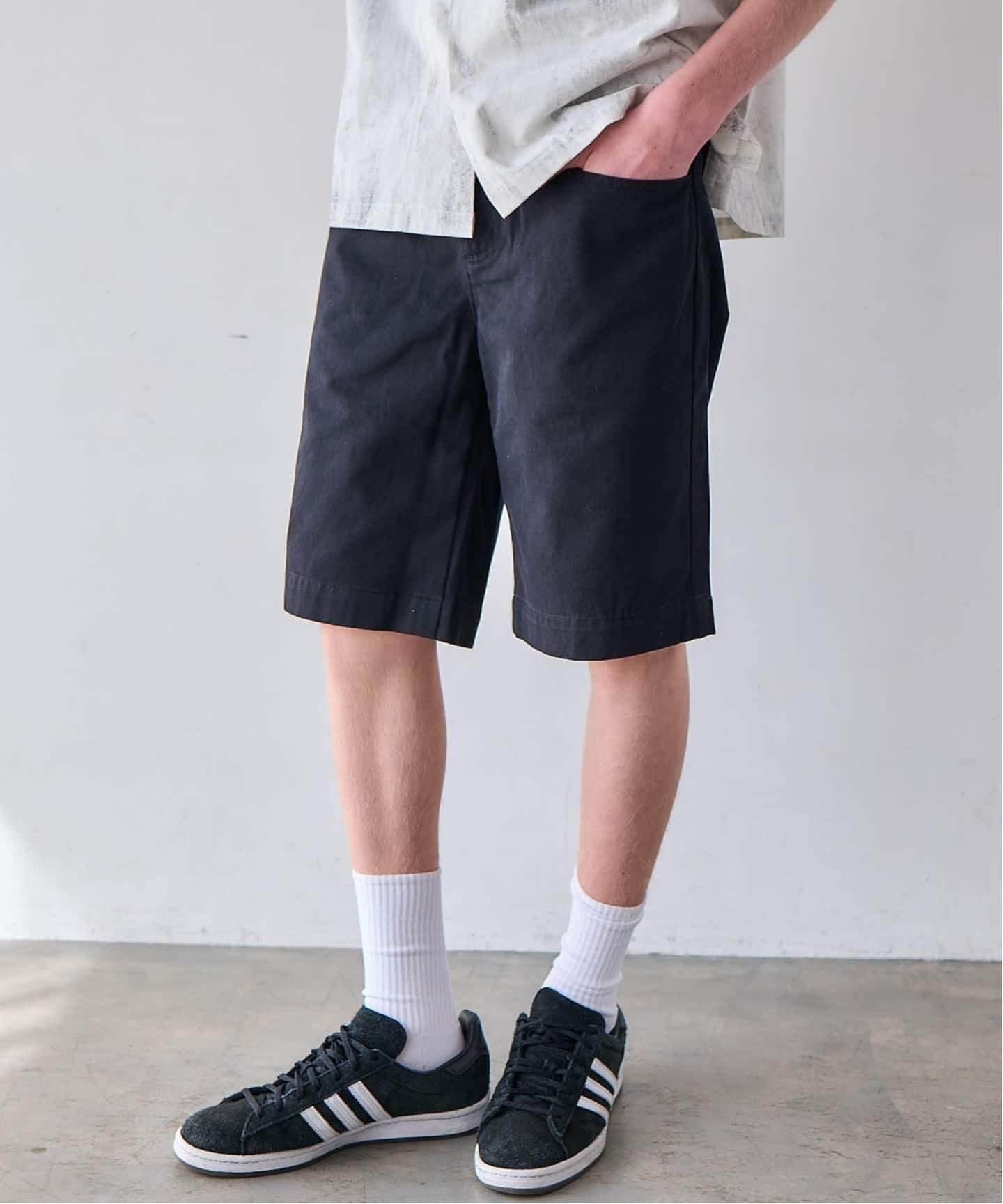 OSKR / オーエスケーアール Chino Faded Stand Up Shorts ベーセーストック パンツ その他のパンツ ネイビー ベージュ