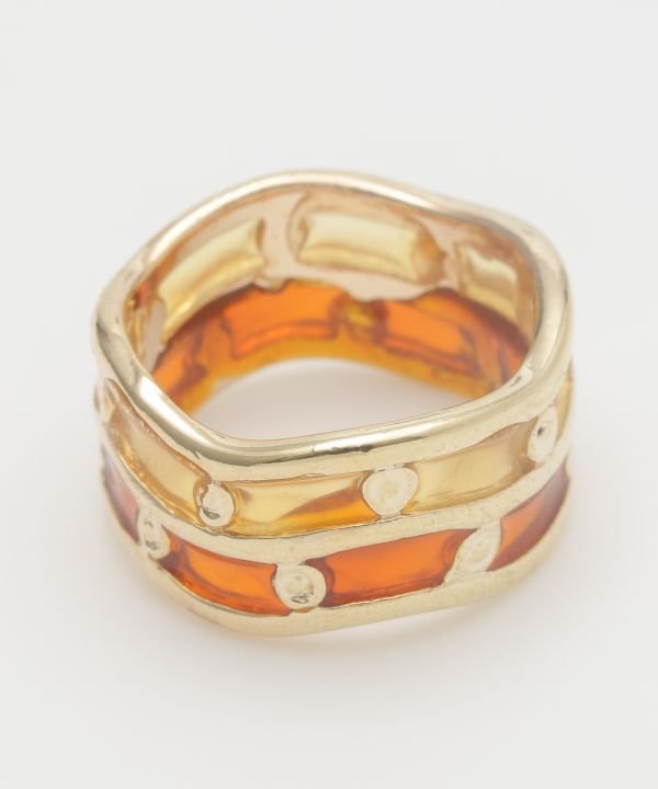 欧州航路 ステンドグラス風カラーリング アミナコレクション アクセサリー・腕時計 リング・指輪 ブラ..