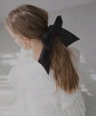 MIELI INVARIANT Ribbon Hair Tie ミエリ インヴァリアント ヘアアクセサリー その他のヘアアクセサリー ブラック