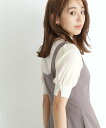 NATURAL BEAUTY BASIC シアーストライプチュールスリーブニット ナチュラルビューティベーシック トップス ニット ホワイト ネイビー【送料無料】