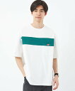 【SALE／30%OFF】UNITED ARROWS green label relaxing 【別注】＜CHUMS＞ ライン ポケット Tシャツ カットソー ユナイテッドアローズ アウトレット トップス カットソー・Tシャツ ホワイト【送料無料】