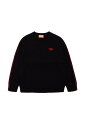 【SALE/40%OFF】DIESEL キッズ ニット ワンポイント ディーゼル トップス ニット ブラック ベージュ【送料無料】