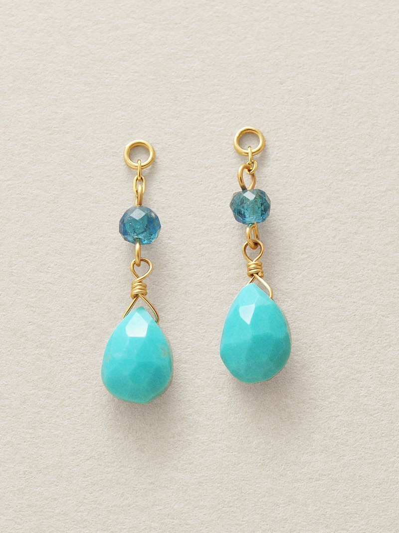 TAKE-UP 【 Palette】K10 トルコ石チャーム テイクアップ ファッション雑貨 チャーム・キーチェーン ゴールド【送料無料】