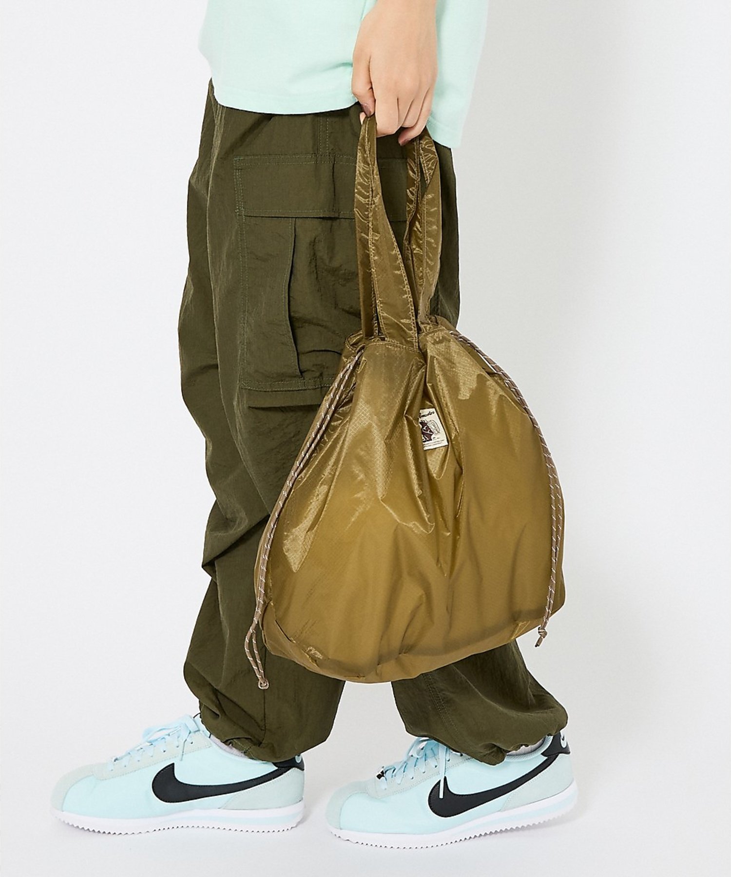 【COBMASTER/コブマスター】COB-CR PKB DRAWSTRING アバハウス バッグ トートバッグ グリーン パープル ブラック ブラウン