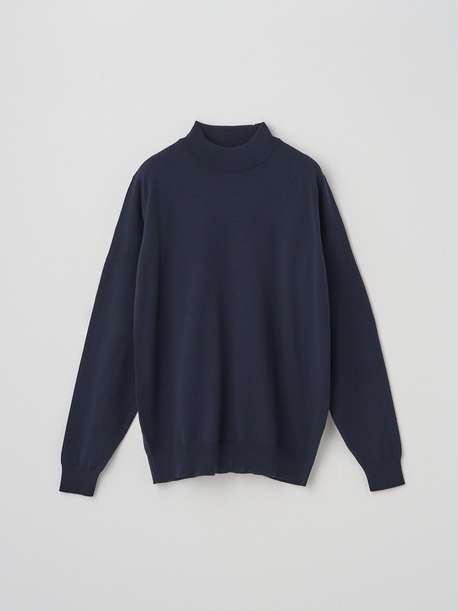 JOHN SMEDLEY モックネック長袖ニットプルオーバー ｜ A4788 ｜ 24G MODERN FIT ジョンスメドレー トップス ニット【送料無料】