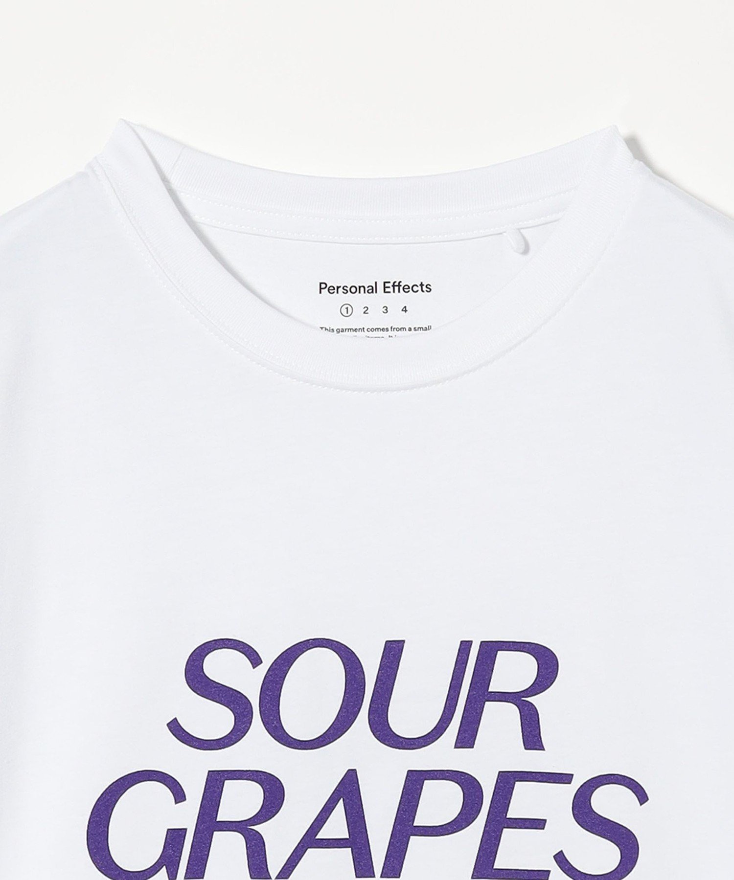 ＜Personal Effects＞SOUR GRAPES Tシャツ ユナイテッドアローズ アウトレット トップス カットソー・Tシャツ ホワイト