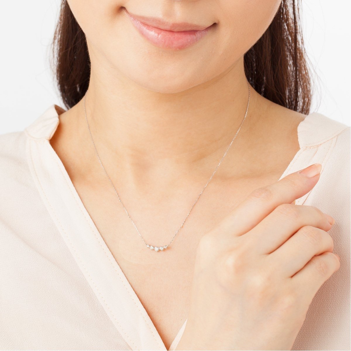 CANAL 4℃ K18ホワイトゴールド ネックレス カナルヨンドシー アクセサリー・腕時計 ネックレス ゴールド【送料無料】