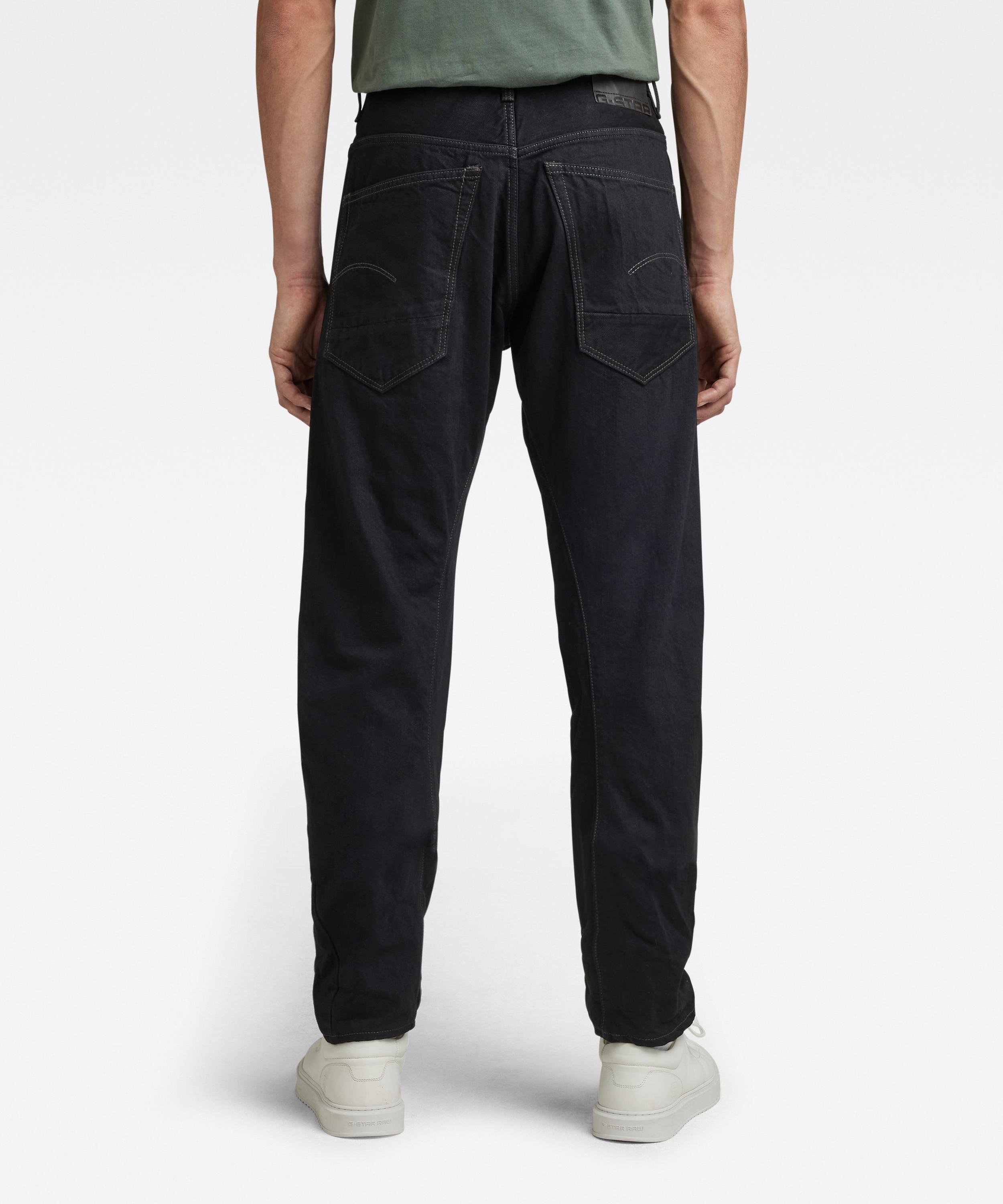 【公式ショップ】ARC 3D JEANS/立体裁断カーブデザインテーパードジーンズ ジースターロゥ パンツ ジーンズ・デニムパンツ ブラック