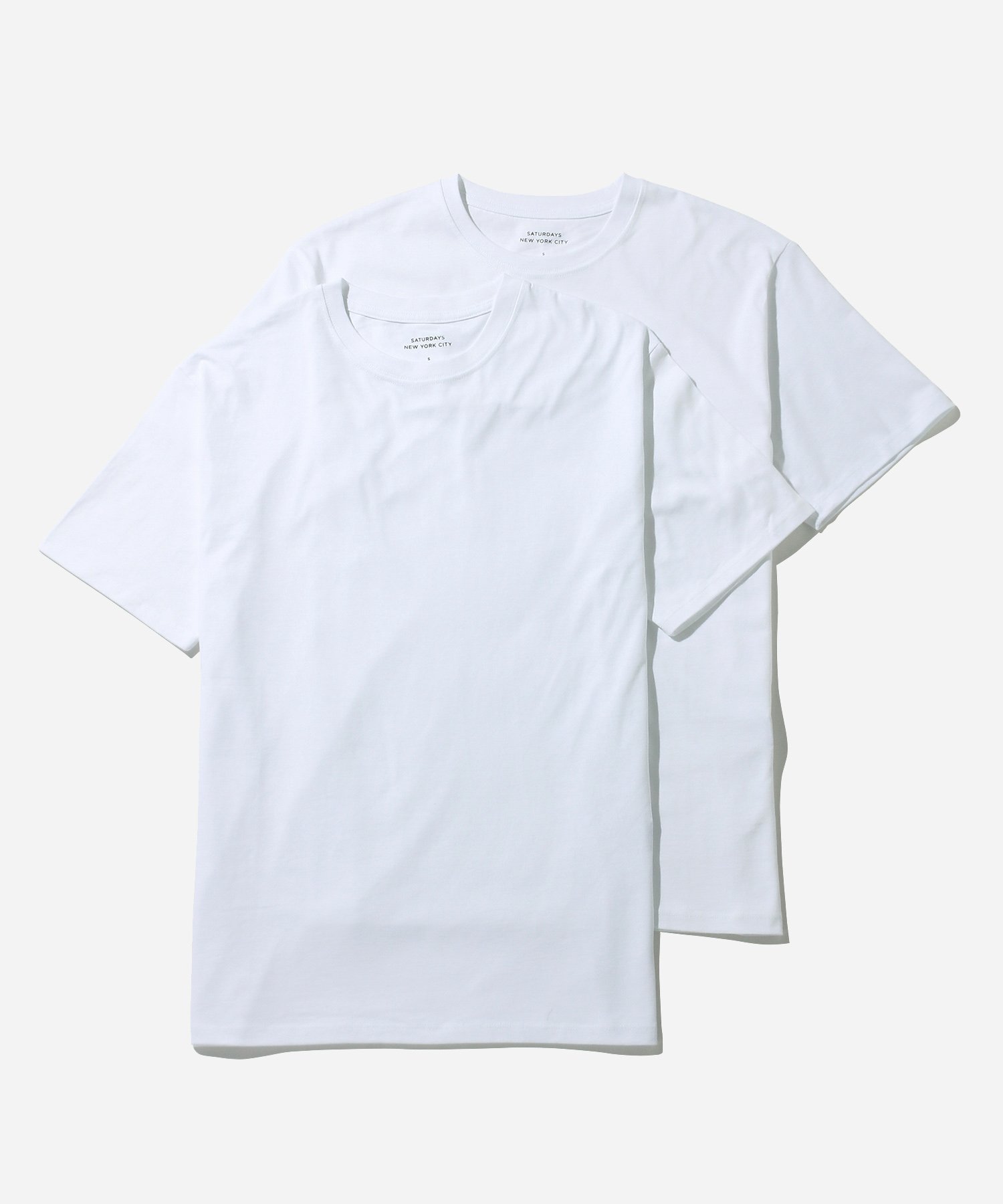 Saturdays NYC Snyc 2 Pack S/S Tee サタデーズ ニューヨークシティ トップス その他のトップス ホワイト【送料無料】