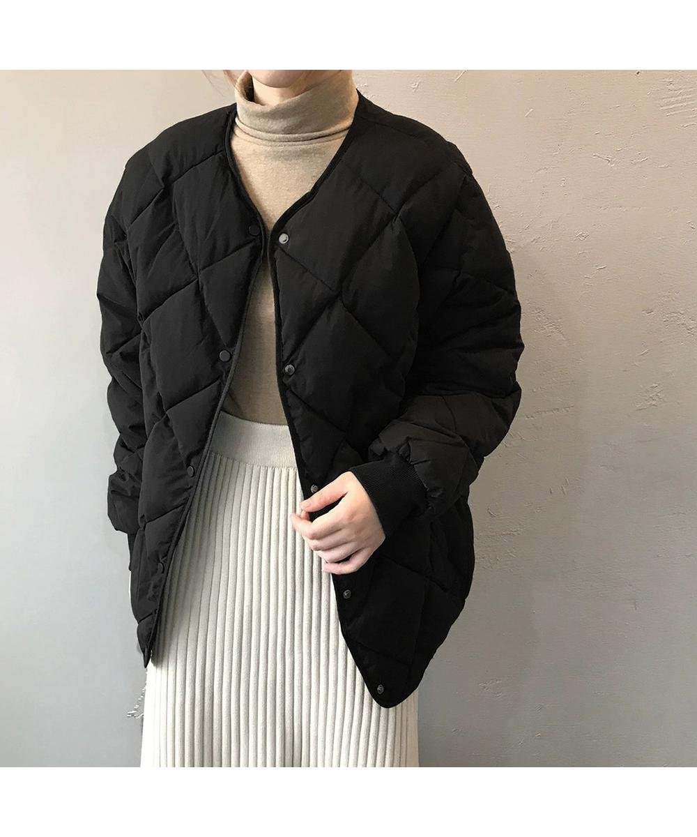 【SALE／30%OFF】miniministore キルティングジャケット 中綿 レディース ミニミニストア ジャケット・アウター その他のジャケット・アウター ブラック ホワイト ブラウン【送料無料】