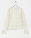 【SALE/50%OFF】URBAN RESEARCH Po/ sheer tulle top ameba アーバンリサーチ トップス その他のトップス ブラッ...