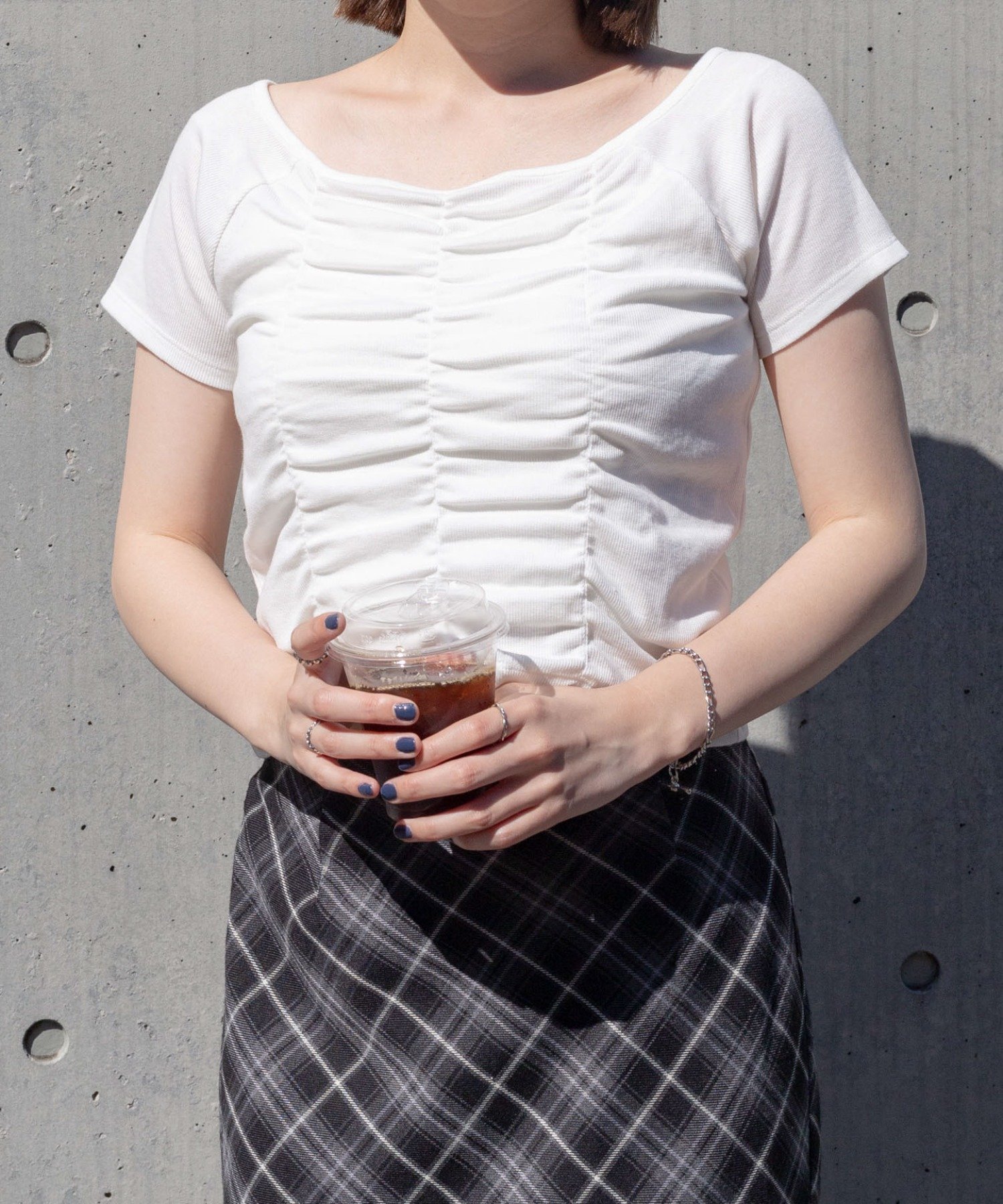 WEGO LADY'S 2WAYシャーリングオフショルT ウィゴー トップス カットソー・Tシャツ...