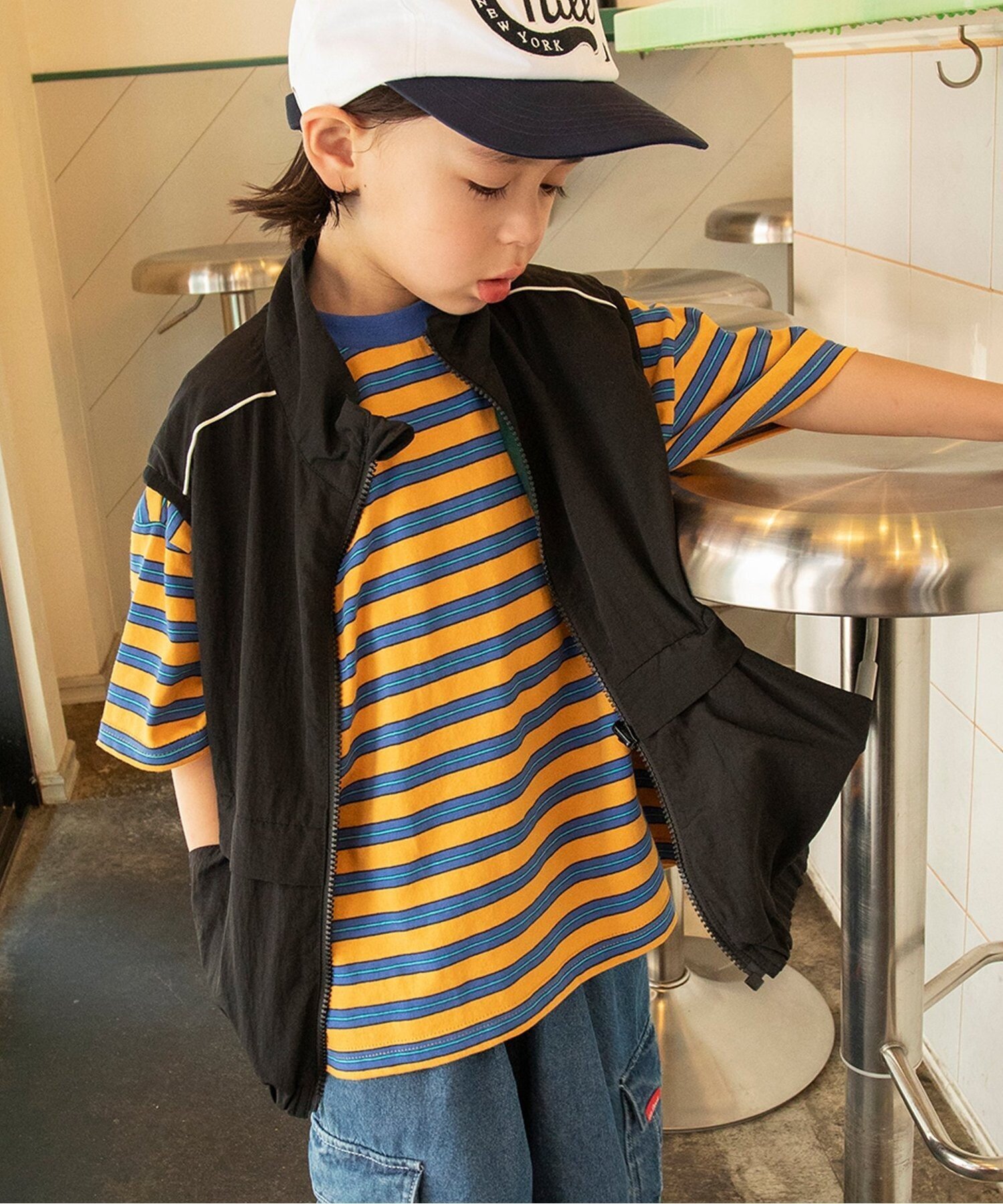 【SALE／30%OFF】BREEZE リバーシブルジップアップベスト(セットアップ可) エフオーオンラインストア ..