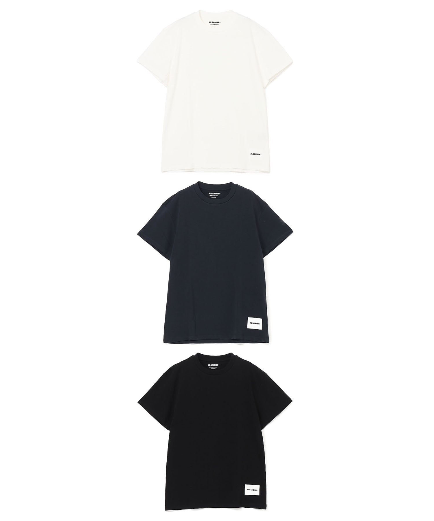 JIL SANDER 3パックTシャツショートスリーブセット ジル サンダー トップス カットソー・Tシャツ【送料無料】