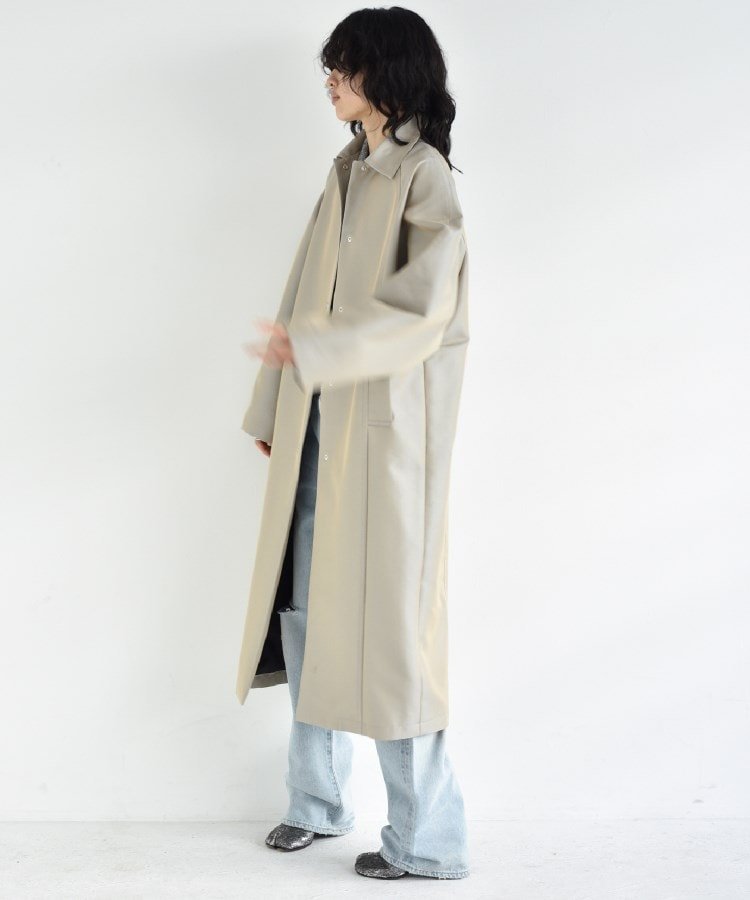 CODE A balmacaan coat コードエー ジャケット・アウター ステンカラーコート ベージュ