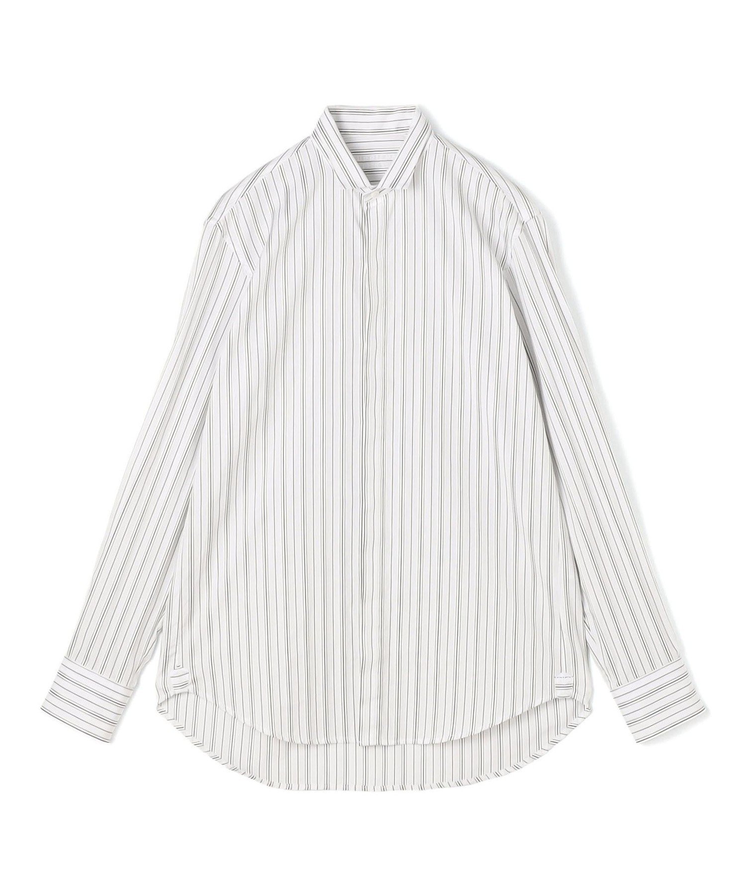 TOMORROWLAND BUYING WEAR BOURRIENNE AMAZONE ストライプシャツ トゥモローランド トップス シャツ・ブラウス ホワイト【送料無料】
