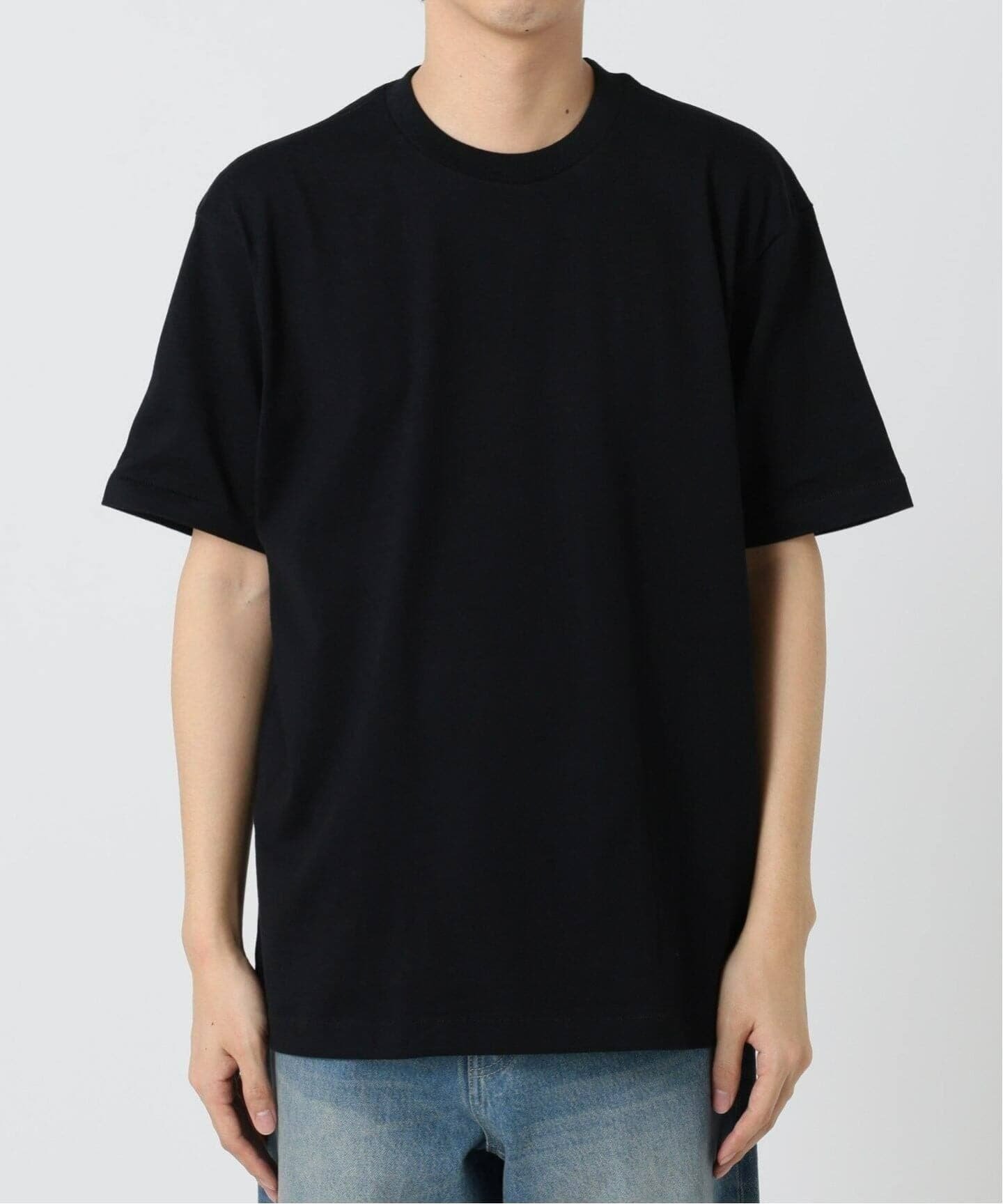 Hanes / ヘインズ 1P T-SHIRTS KURO クルーネック Tシャツ ベーセーストック トップス カットソー・Tシャツ ブラック