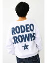 【SALE/29%OFF】RODEO CROWNS WIDE BOWL INDIポケットニットトップス ロデオクラウンズワイドボウル ニット ニットその他 ホワイト グレー