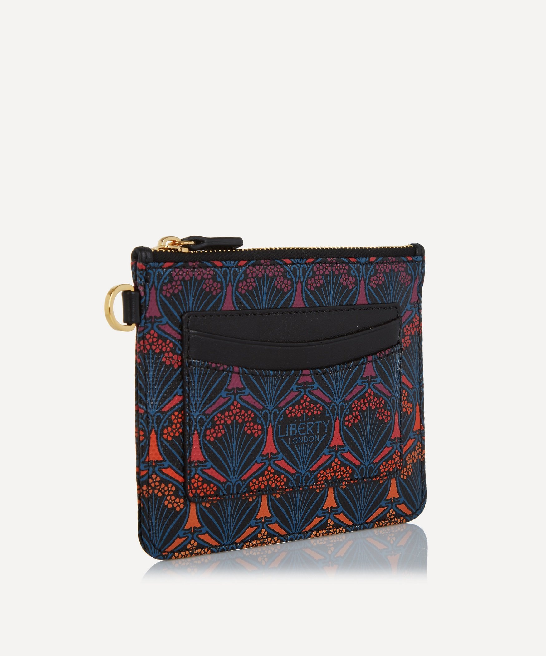 LIBERTY.(リバティ)ドーン アイフィス カード ポーチ リバティ 財布・ポーチ・ケース コインケース・小銭入れ・札入れ オレンジ