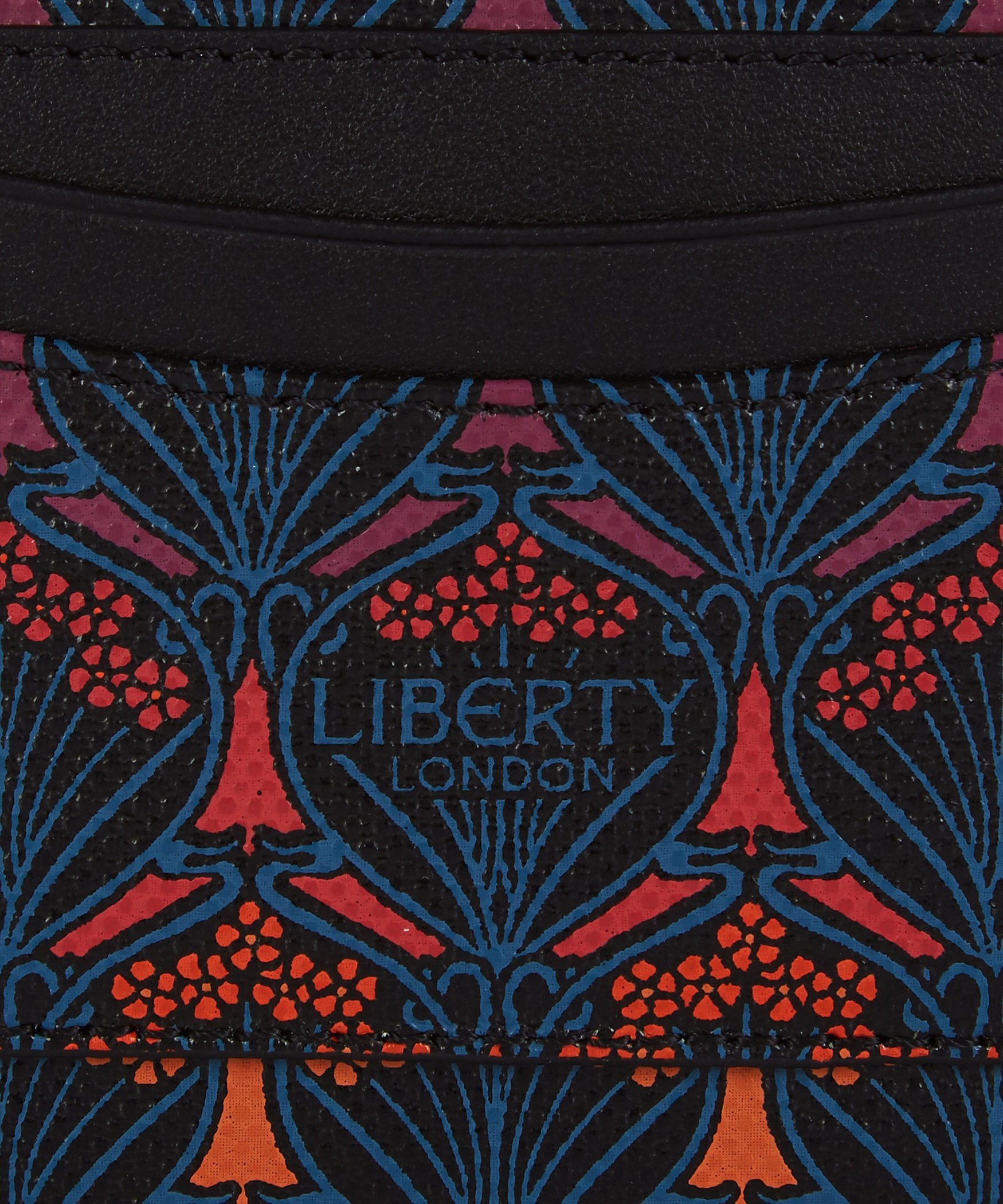 LIBERTY.(リバティ)ドーン アイフィス カード ポーチ リバティ 財布・ポーチ・ケース コインケース・小銭入れ・札入れ オレンジ