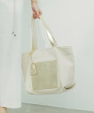 【SALE/30%OFF】23区 ビッグサイズ トートバッグ ニジュウサンク バッグ ショルダーバッグ ホワイト ブラック【送料無料】