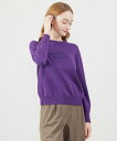 【SALE/30%OFF】MACKINTOSH PHILOSOPHY ライティングロゴニット マッキントッシュ フィロソフィー トップス ニット グレー パープル ホワイト【送料無料】