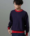 【SALE/40%OFF】NANO universe 「NJ/CLUB」HOMESTOCK ジャガードニット ナノユニバース トップス ニット ブラック ネイビ...